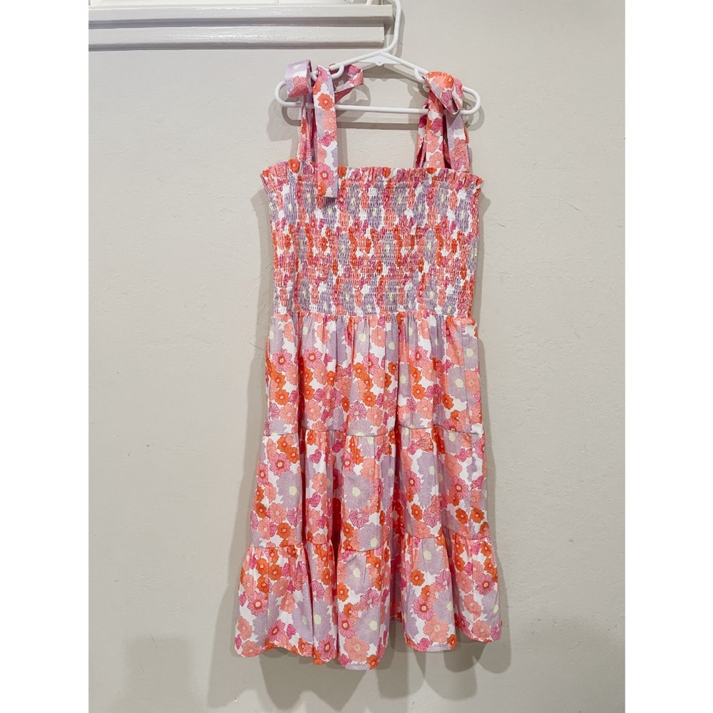 Pink Lily Floral Mini Dress
